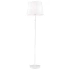 Ludwig gulvlampe i tekstil, hvid
