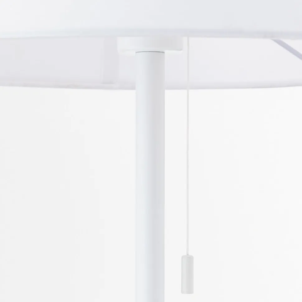 Ludwig gulvlampe i tekstil, hvid