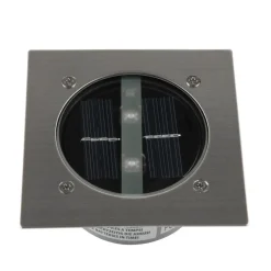 Lugo LED nedgravningsspot, IP44, 10,5 x 10,5 cm