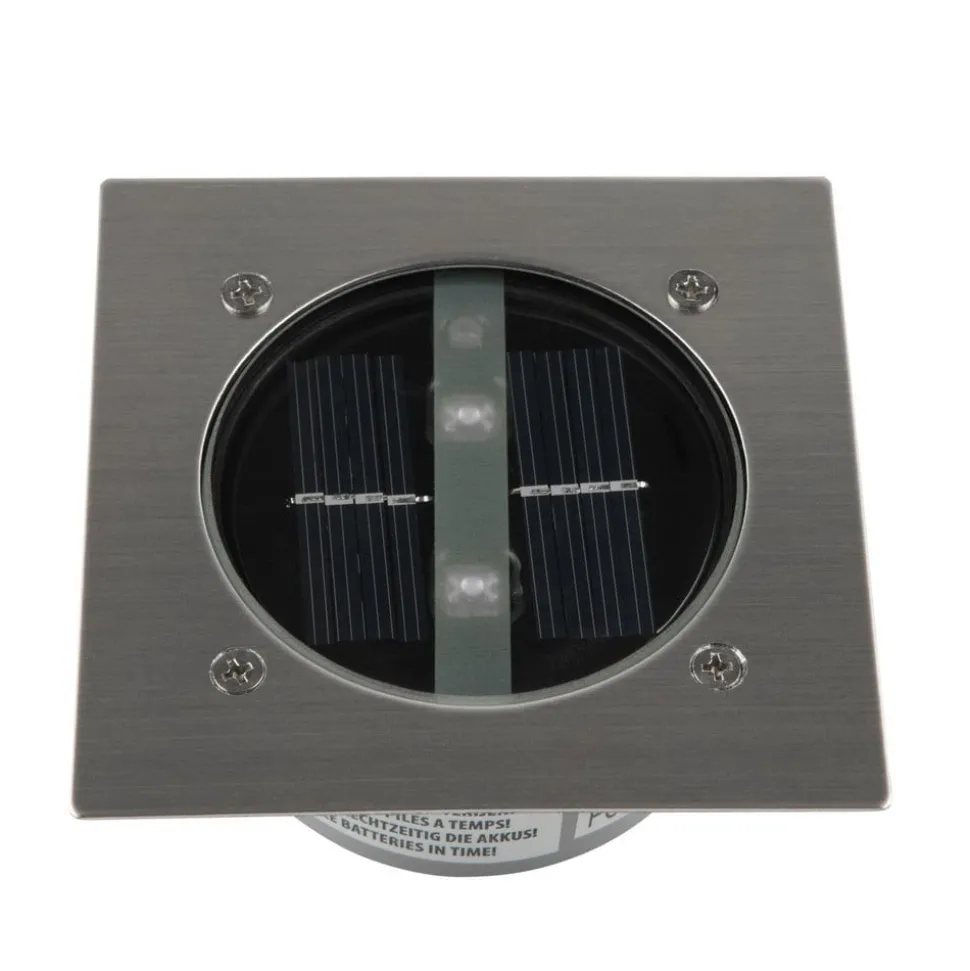 Lugo LED nedgravningsspot, IP44, 10,5 x 10,5 cm