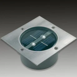 Lugo LED nedgravningsspot, IP44, 10,5 x 10,5 cm