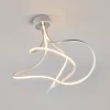 Lungo alu LED-loftlampe, højde 42 cm