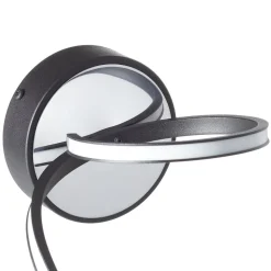 Lungo LED-væglampe med moderne design, sort