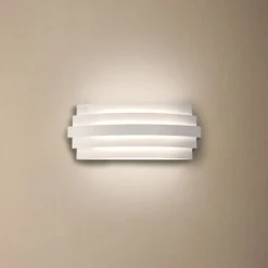 Luxur LED-væglampe, hvid