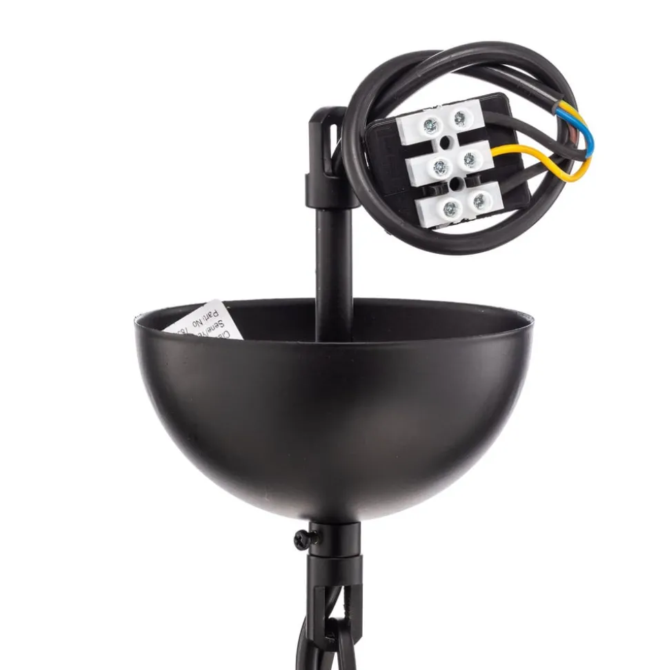 Lysekrone AV-7002-1876-6BSY med glasskærme