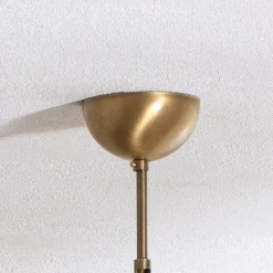 Lysekrone Elizabeth Ø80cm metal/krystal 8flg. antik guld