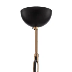 Lysekrone Ferra, messing antik, 5 lyskilder