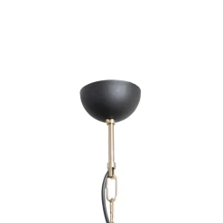 Lysekrone Ferra, messing antik, 8 lyskilder