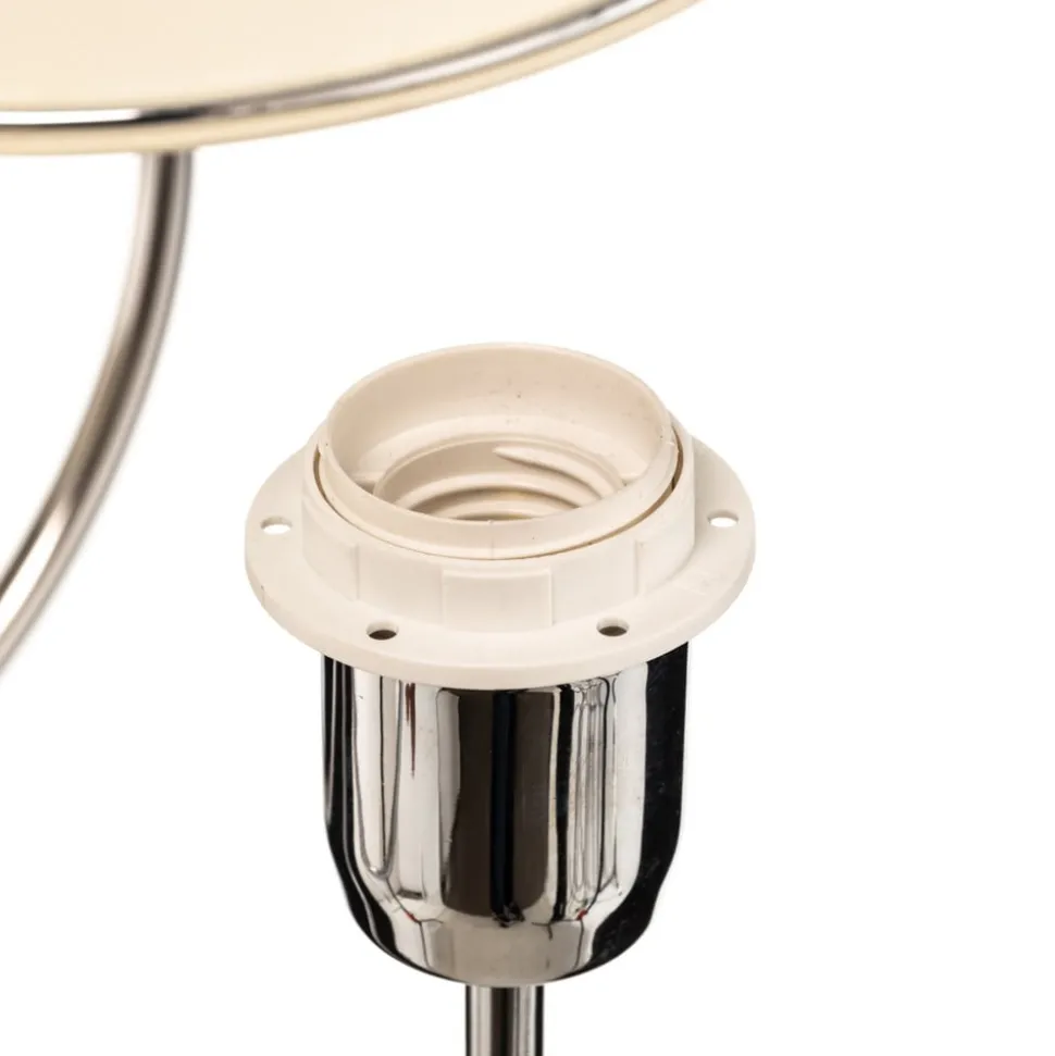 Lysekrone London krom/creme, 5 lyskilder
