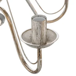 Lysekrone Malbo med 5 lyskilder i hvid