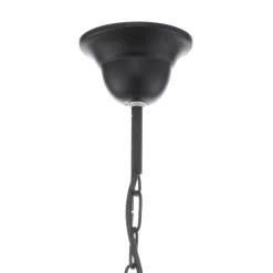 Lysekrone Malbo med 5 lyskilder i sort