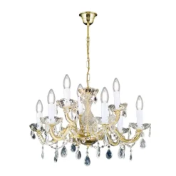 Lysekrone Marie Claire krystalglas 9 lyskilder