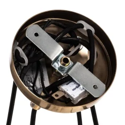 Lysekrone Ressa Ø 59 cm messing antik, 4 lyskilder.