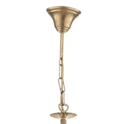 Lysekrone Tori 3, 3 lyskilder, guld