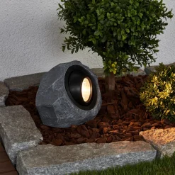 Lysende solcellesten Lior med LED