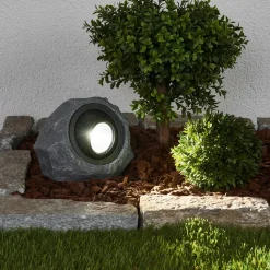 Lysende solcellesten Lior med LED