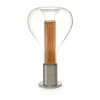 LZF Eris LED-bordlampe glas aluminium/kirsebær
