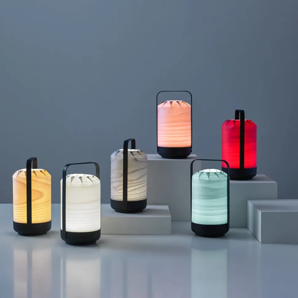 LZF Mini Chou LED-bordlampe, batteri, blå