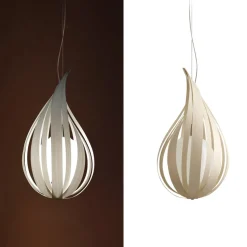 LZF Raindrop medium hængelampe, elfenben