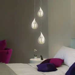 LZF Raindrop mini pendellampe, elfenben