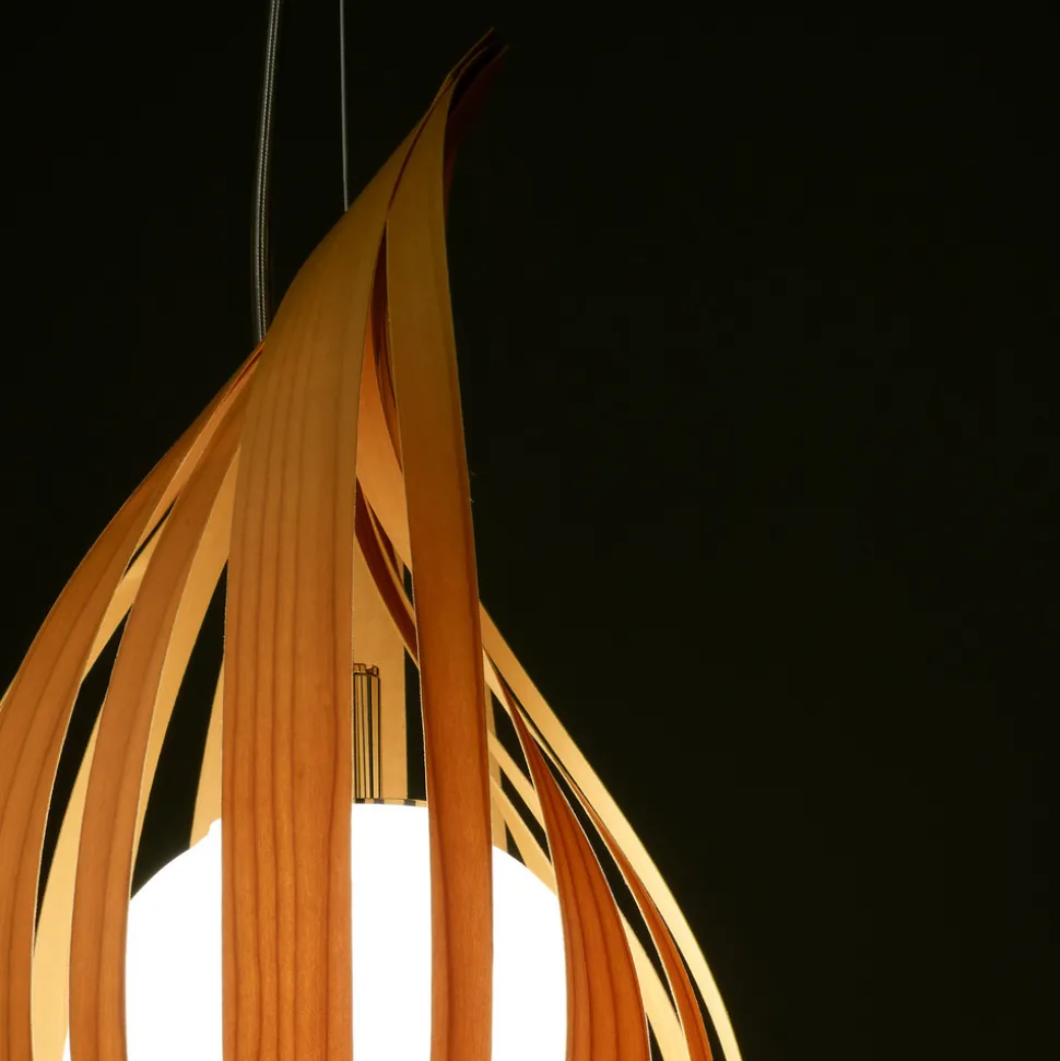 LZF Raindrop mini pendellampe, kirsebær