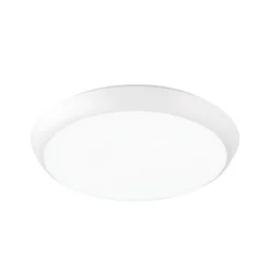 Maggy LED-loftlampe, Ø 25 cm, hvid, CCT, IP65, dekorative ringe