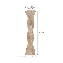 Marco gulvlampe, drejet, 150 cm