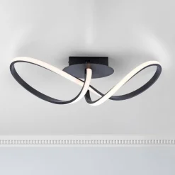 Maria LED-loftlampe, kan dæmpes, sort