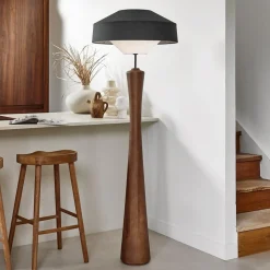 MARKET SET Mokuzaï gulvlampe, højde 170cm suna-grå
