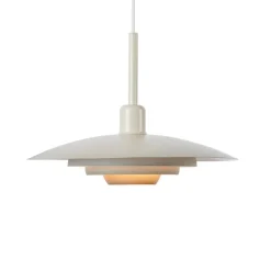 Markslöjd Hængelampe Piny, beige, Ø 35 cm, metal, E27
