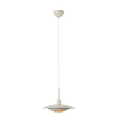 Markslöjd Hængelampe Piny, beige, Ø 35 cm, metal, E27