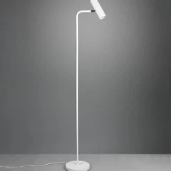 Marley gulvlampe, hvid, højde 151 cm, metal