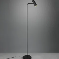 Marley gulvlampe, sort, højde 151 cm, metal