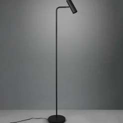 Marley gulvlampe, sort, højde 151 cm, metal