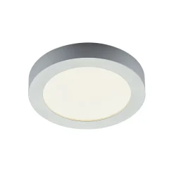 Marlo LED-loftlampe sølv 3000K rund 25,2cm