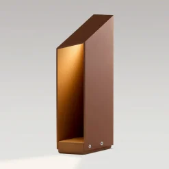 MARSET LED-sokkellampe Domus Højde 37 cm rustfarvet aluminium