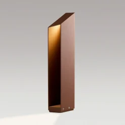 MARSET LED-sokkellampe Domus højde 55 cm rustfarvet aluminium