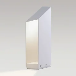 MARSET LED-sokkellampe Domus, højde 37 cm, hvid, aluminium