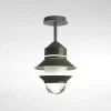 MARSET Santorini udendørs loftslampe, IP65, grå