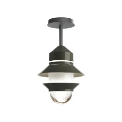 MARSET Santorini udendørs loftslampe, IP65, grå