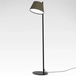 MARSET Tam Tam P gulvlampe, gråbrun, 1 lyskilde