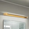 Marylin væglampe til badeværelset, længde 90 cm, guld, aluminium