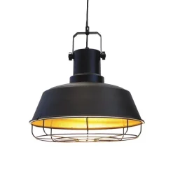 Mason hængelampe, sort, Ø 41 cm, metal, E27