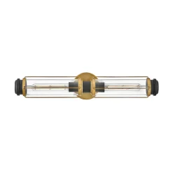 Masthead væglampe til badeværelset, messing, 2 lyskilder, højde 61 cm