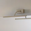 Matisse LED-væglampe, bredde 45 cm, sølv