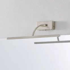 Matisse LED-væglampe, bredde 45 cm, sølv