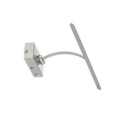 Matisse LED-væglampe, bredde 45 cm, sølv