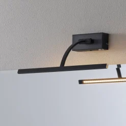 Matisse LED-væglampe, bredde 34 cm, sort