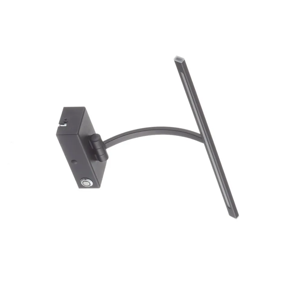 Matisse LED-væglampe, bredde 34 cm, sort
