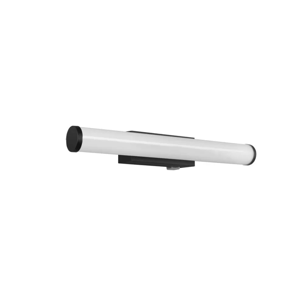 Mattimo LED-væglampe, bredde 40 cm, sort, afbryder